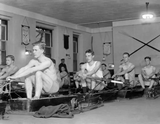 1914 Columbia Crew Team Practice New York City Rowing 300 Piece Jigsaw Puzzle