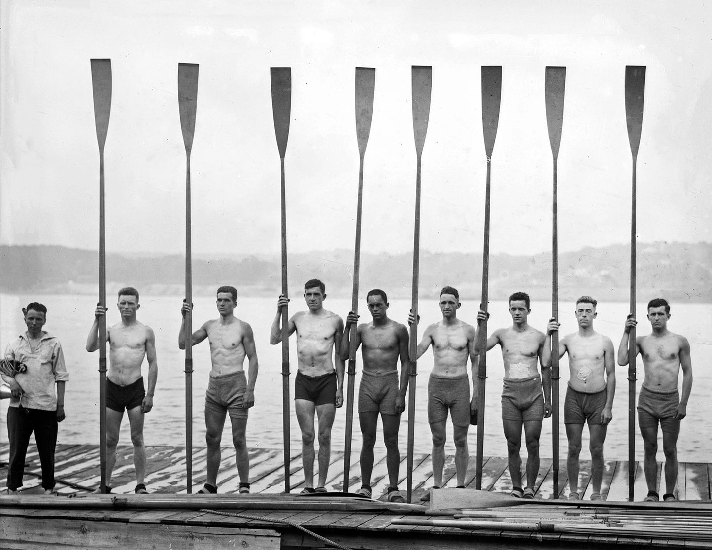 1914 Syracuse 2Nd Varsity Crew Vintage Old Row Boat 300 Piece Jigsaw Puzzle