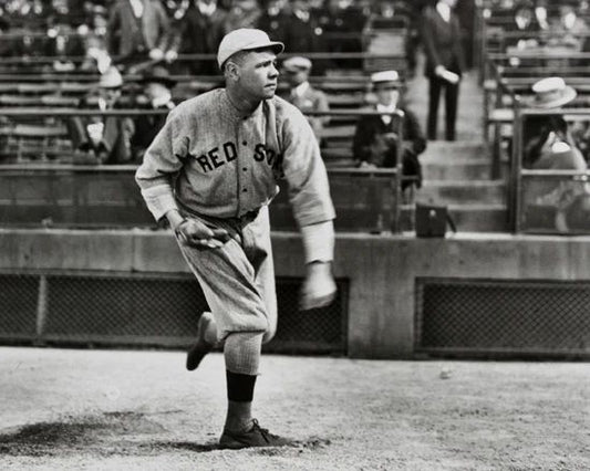 1915 Babe Ruth Glossy Magnet Boston Red Sox Pitcher Print 'Great Bambino'