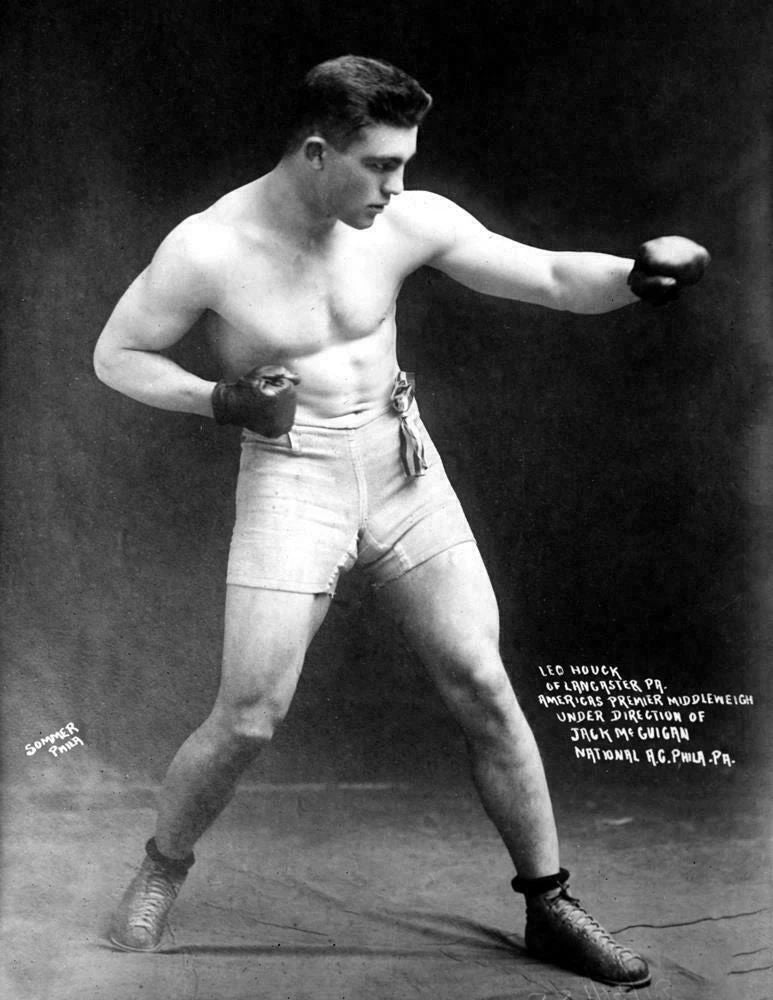 1915 Boxer Leo Houck Lancaster Pa Old Retro Vintage Magnet Reprint
