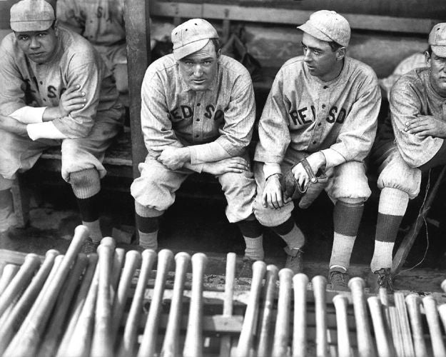 1916 Boston Red Sox Babe Ruth Jack Barry Dugout Glossy Magnet Magnet