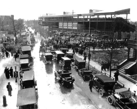 1916 Chicago Cubs Wrigley Field Glossy Magnet Weeghman Park Magnet