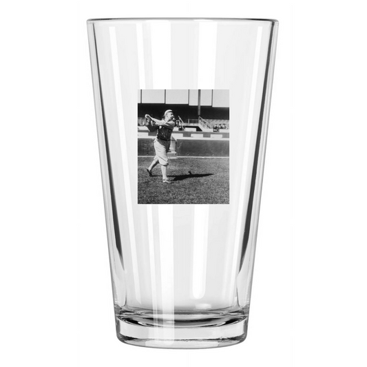 1916 Chicago White Sox Eddie Collins Photo Baseball Pint Beer Drinking Glass