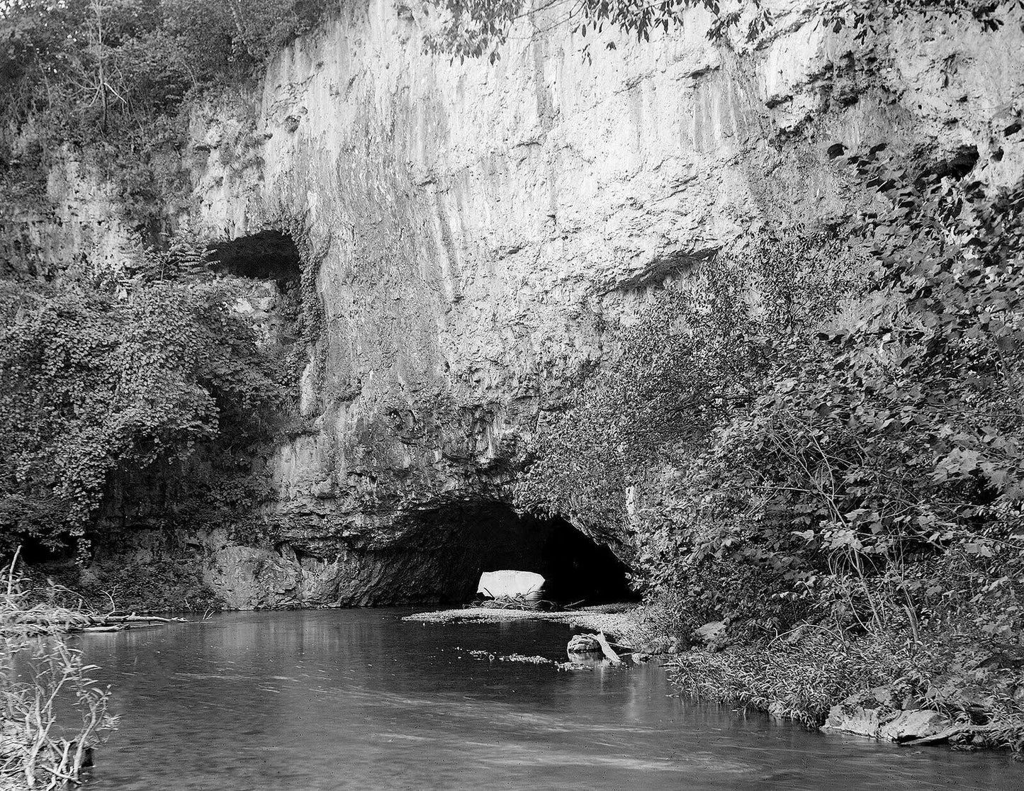1916 Entrance To The Sinks Current River Mo Vintage Picture Poster Photo