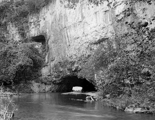 1916 Entrance To The Sinks Current River Mo Vintage Picture Poster Photo