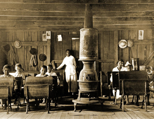 1916 School House Teacher Anthoston Ky Kentucky Old Photo Reprint