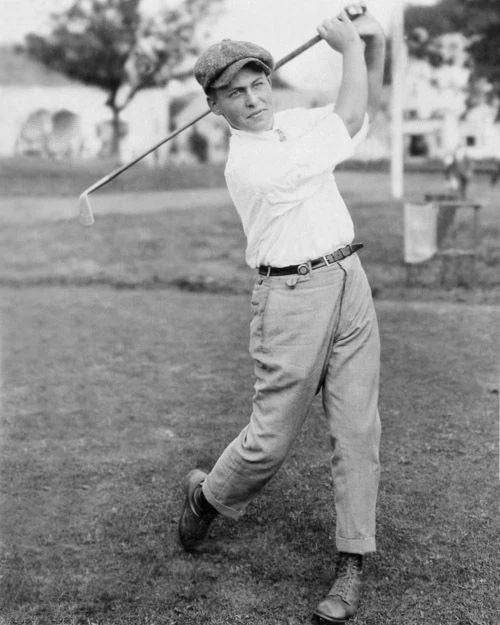 1916 Young Amateur Golfer Bobby Jones Keychain PGA Glossy Keychain