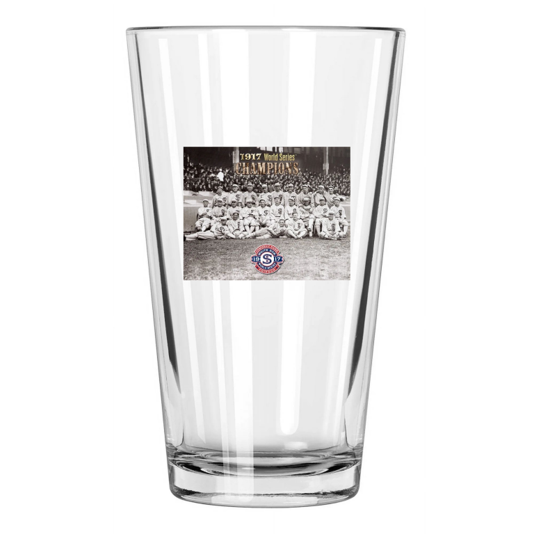 1917 Chicago White Sox Team World Series Champions Pint Beer Drinking Glass