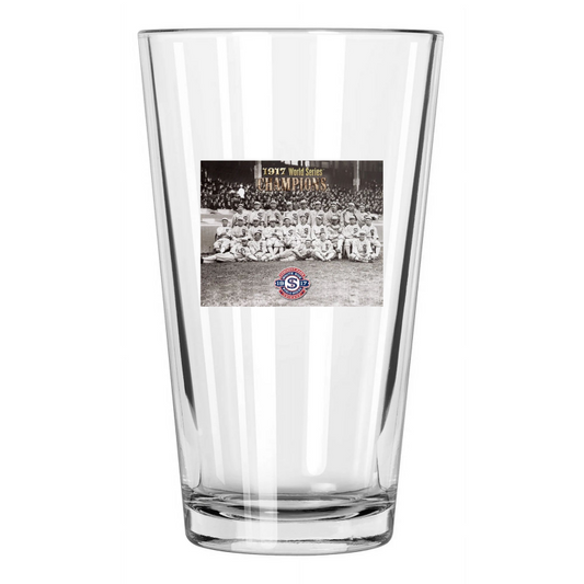 1917 Chicago White Sox Team World Series Champions Pint Beer Drinking Glass