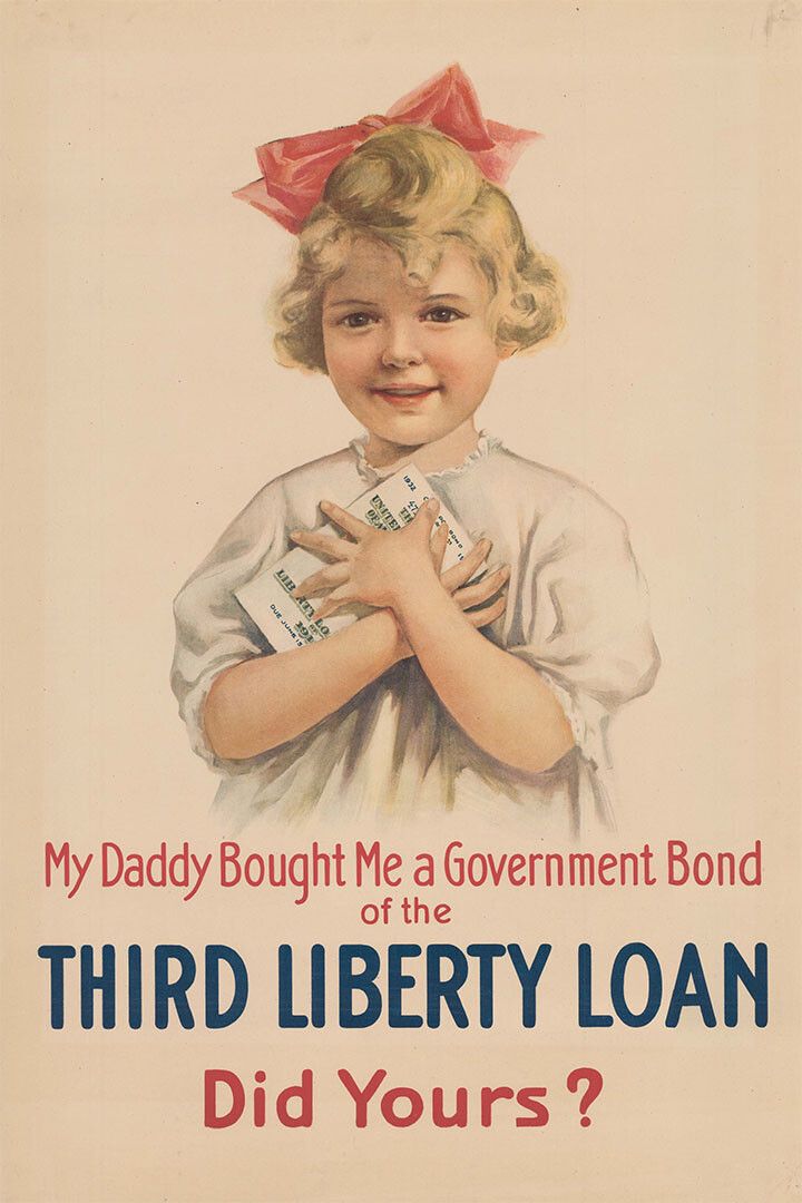 1917 Third Liberty Loan World War I Homefront Keychain