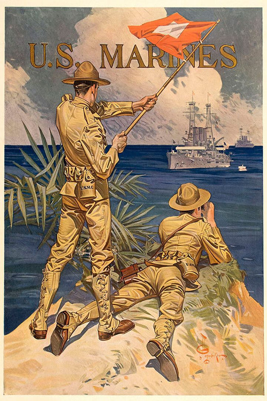 1917 Us Marines Signal Corp Ww1 Usmc Pacific Jigsaw Puzzle