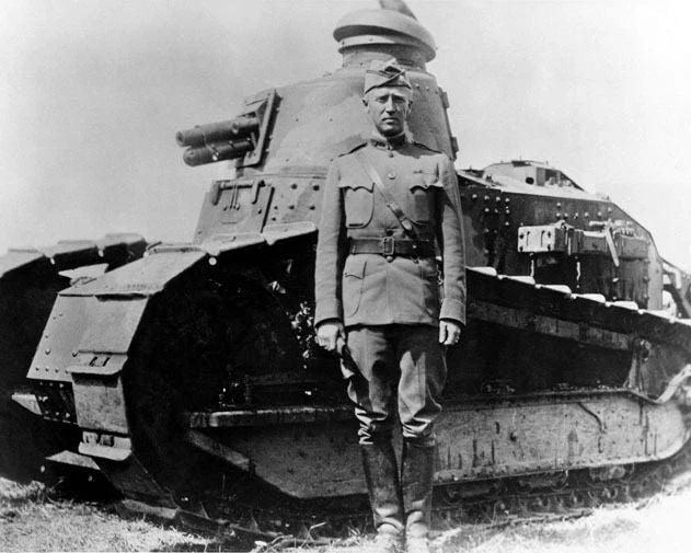 1918 Lieutenant Colonel George S Patton Photo World War Ii Print Poster