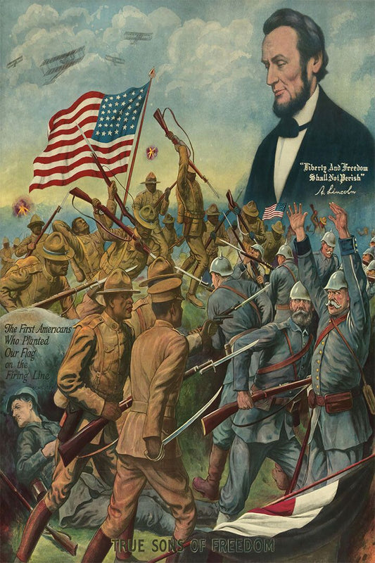 1918 True Sons Of Freedom Wwi Us Army War Magnet
