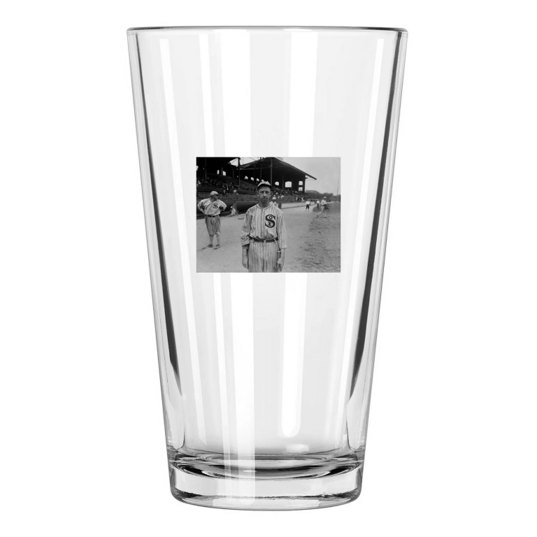 1919 Chicago White Sox Eddie Collins Baseball Hof 39 Pint Beer Drinking Glass