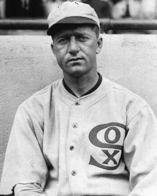 1919 Chicago White Sox Urban Red Faber Glossy Keychain Baseball Print Hof 64