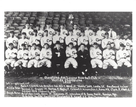 1920 Cleveland Indians Team Magnet Baseball Picture World Champs Mlb