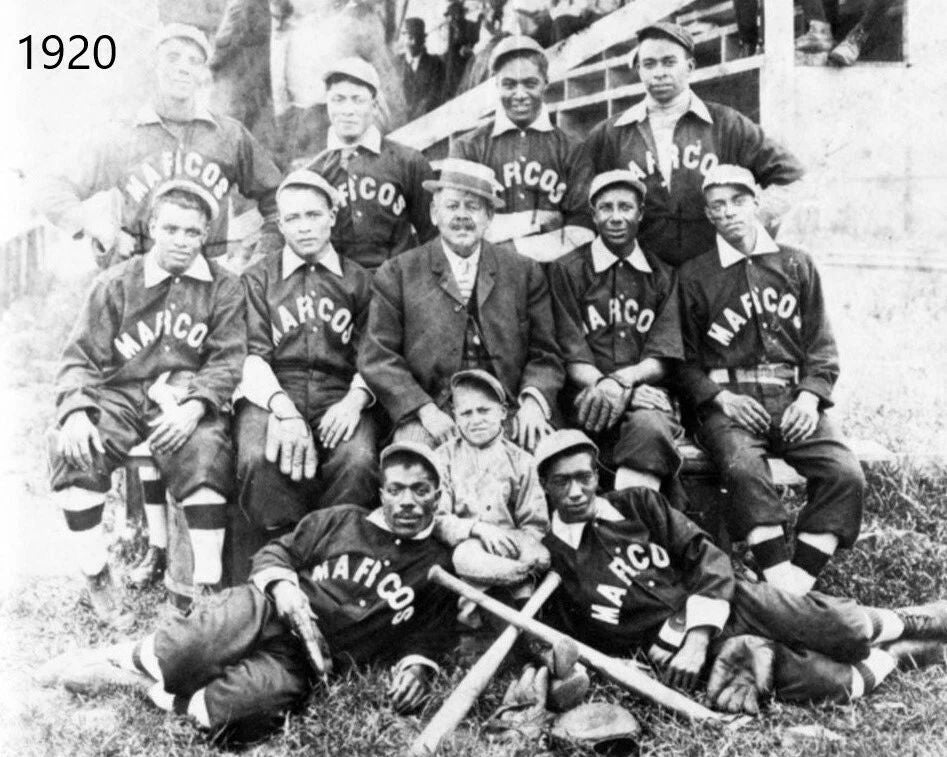 1920 Dayton Marcos Team Photo Baseball Picture Negro League