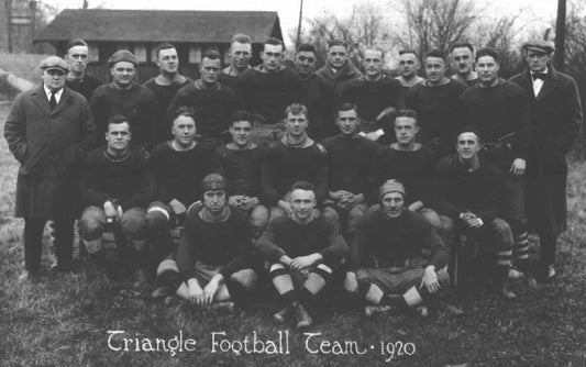 1920 Dayton Triangles Team Photo Football Picture Nfl Border