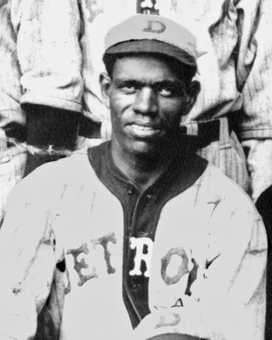 1920 Detroit Stars John 'Pete' Hill Glossy Photo Negro League Hof 2006