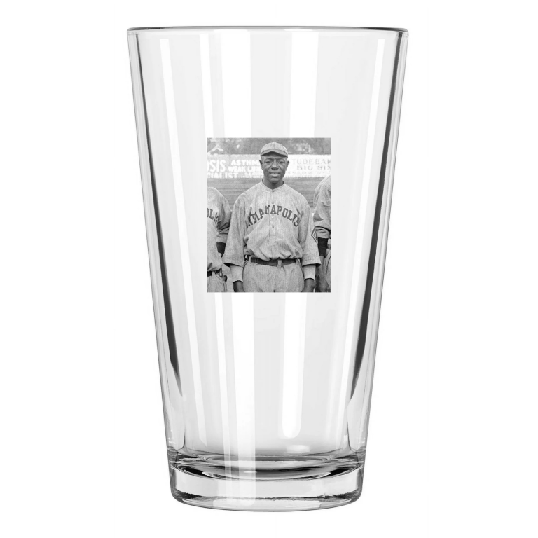 1920 Indianapolis Abcs Ben Taylor Negro League Hof 06 Pint Beer Drinking Glass