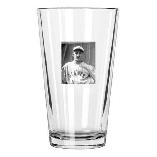 1920 New York Giants Frank Frisch Photo Baseball Hof 47 Pint Beer Drinking Glass