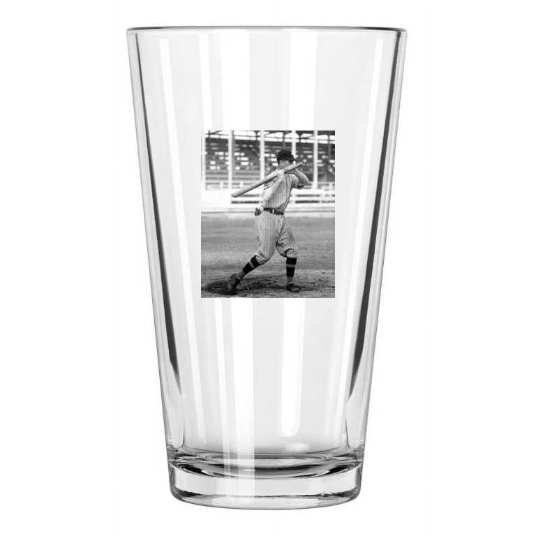 1920 Stanley Bucky Harris Rookie Washington Senators Pint Beer Drinking Glass