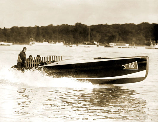 1920 Speedboat Miss Detroit Michigan Retro Vintage Picture Magnet Print