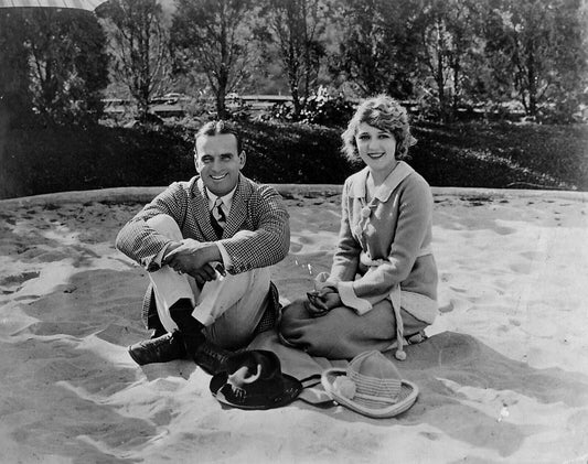 1920S Mary Pickford & Douglas Fairbanks Candid Photo 300 Piece Jigsaw Puzzle