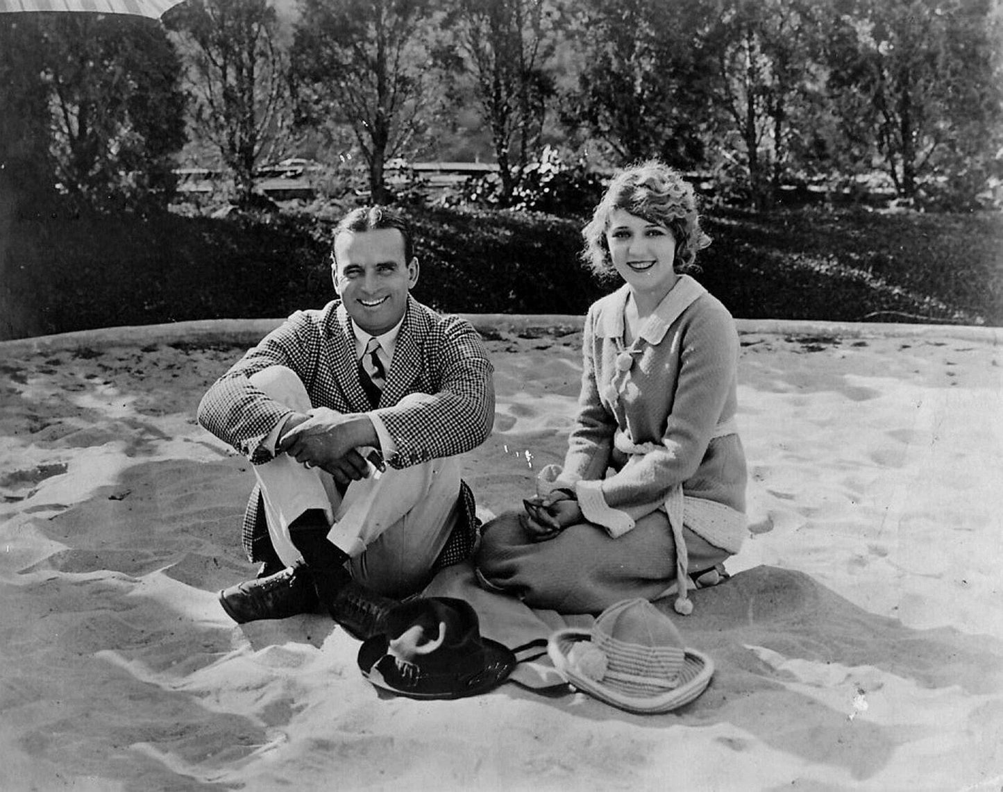 1920S Mary Pickford & Douglas Fairbanks Candid Picture Photo
