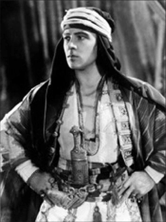 1920S Rudolph Valentino In Classic Movie Son Of The Sheik Picture Magnet