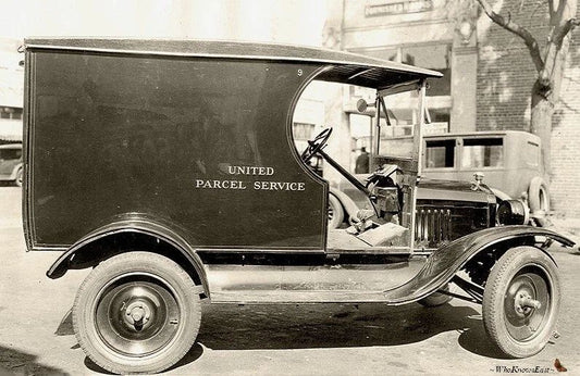 1921 Ford Model T Ups Truck Classic Retro Poster Print 300 Piece Jigsaw Puzzle