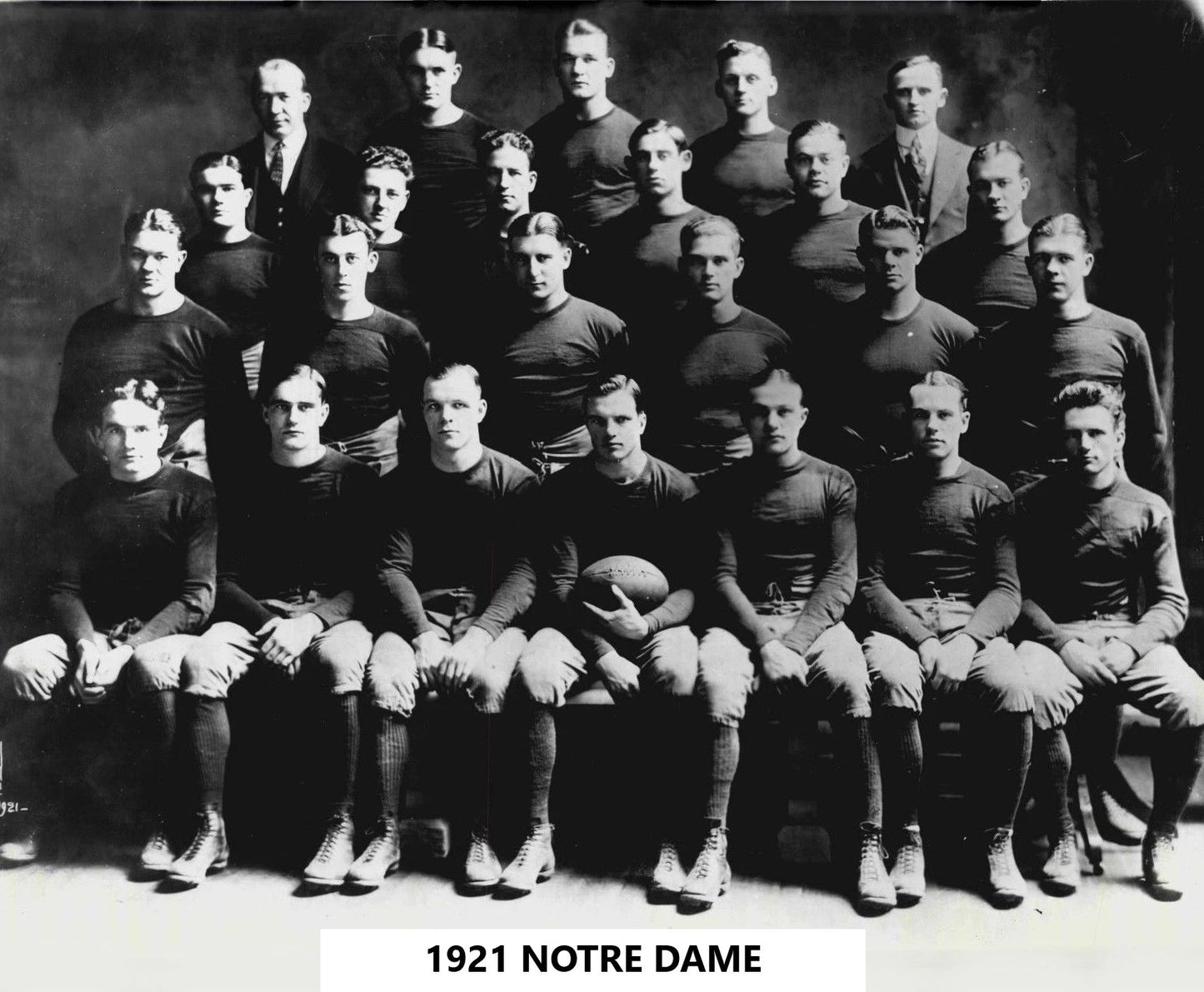 1921 Notre Dame Team Photo Fighting Irish Picture Ncaa Football