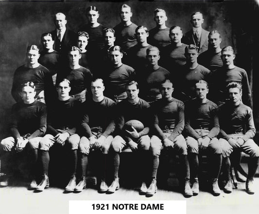 1921 Notre Dame Team Photo Fighting Irish Picture Ncaa Football
