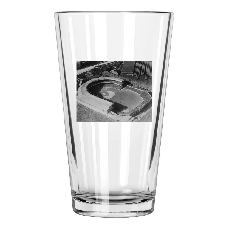1921 New York Giants Old Polo Grounds Photo Field Pint Beer Drinking Glass