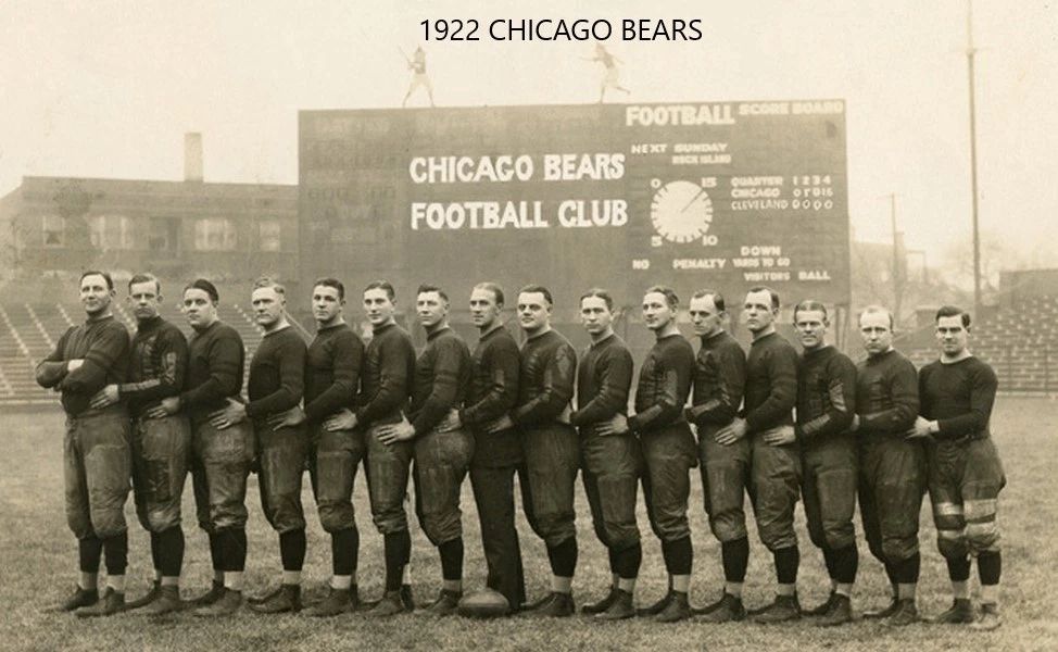 1922 Chicago Bears Team Magnet Football Picture Nfl