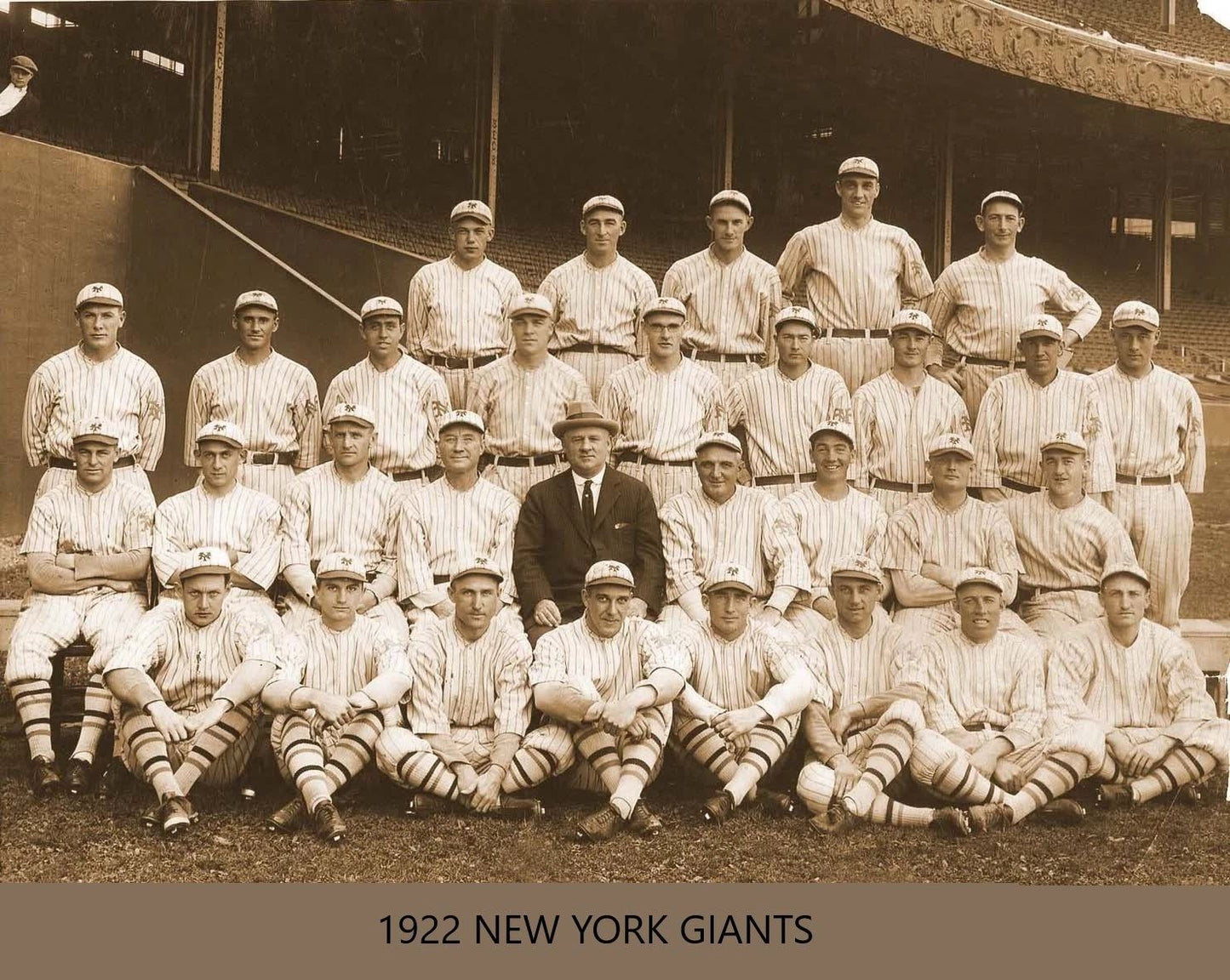 1922 New York Giants Ny Team Photo Baseball Picture Champs Mlb