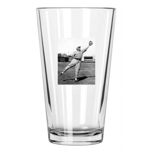1922 New York Giants Ross Youngs Photo Vintage Baseball Pint Beer Drinking Glass