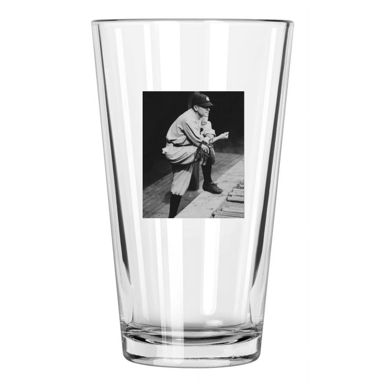 1922 New York Yankees Miller Huggins World Series Pose Pint Beer Drinking Glass