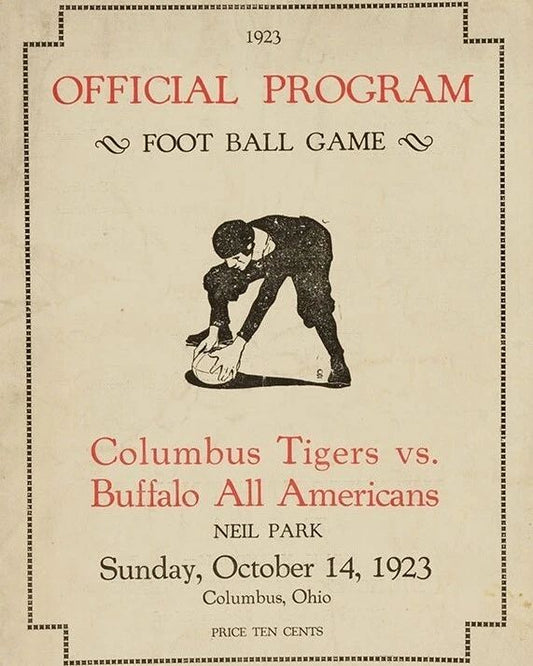 1923 Columbus Tigers Vs Buffalo Americans Team Nfl Football 300 PCS Jigsaw
