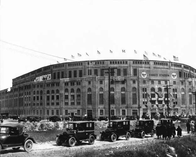1923 New York Yankees Stadium Glossy Magnet Opening Day Magnet