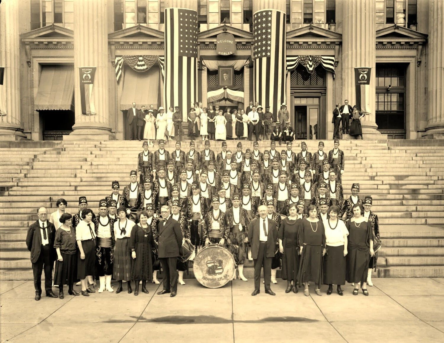 1923 Washington D.C Aloha Band Historic Vintage Poster 300 Piece Jigsaw Puzzle