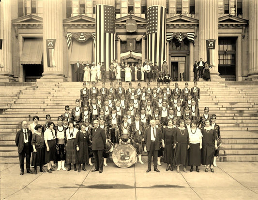 1923 Washington D.C Aloha Band Historic Vintage Poster 300 Piece Jigsaw Puzzle