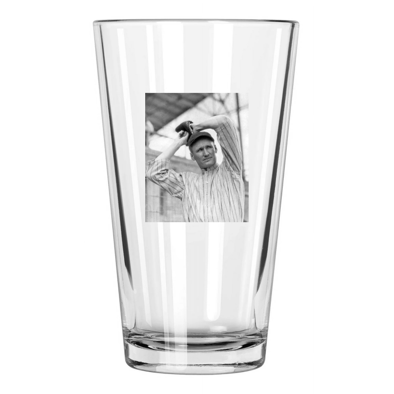 1923 Washington Senators Walter Johnson Photo Hof 36 Pint Beer Drinking Glass