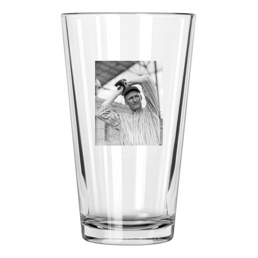 1923 Washington Senators Walter Johnson Photo Hof 36 Pint Beer Drinking Glass