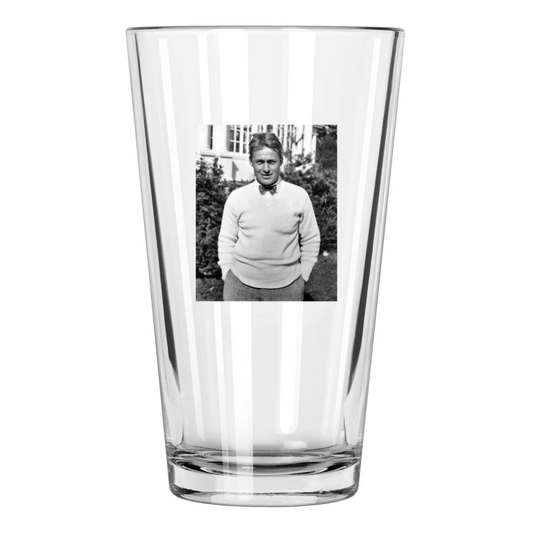 1924 Golfer Bobby Jones Photo Merion Golf Club Pint Beer Drinking Glass
