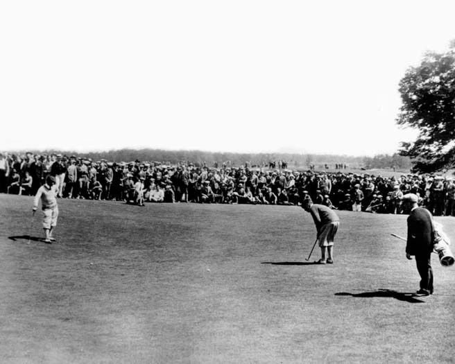 1924 Us Open Bobby Jones & Gene Sarazen Glossy Magnet Magnet