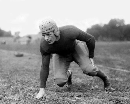 1924 University Of Illinois Red Grange Glossy Keychain College Football Print