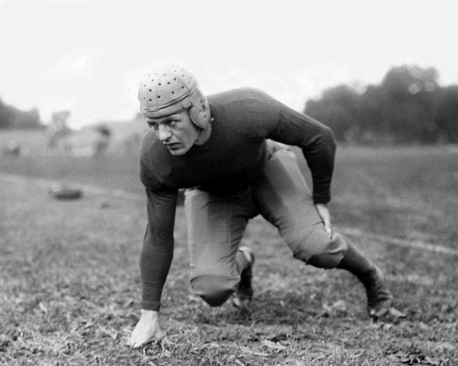 1924 University Of Illinois Red Grange Glossy Magnet College Football Print