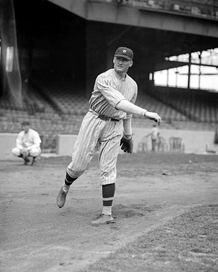 1924 Washington Senators Walter Johnson Glossy Magnet Baseball Print