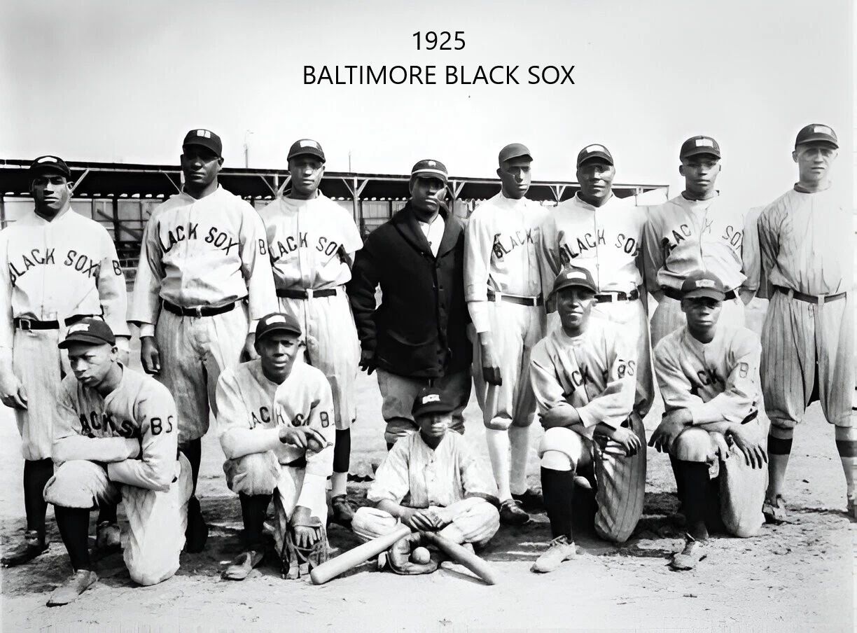1925 Baltimore Black Sox Team Photo Baseball Picture Negro League